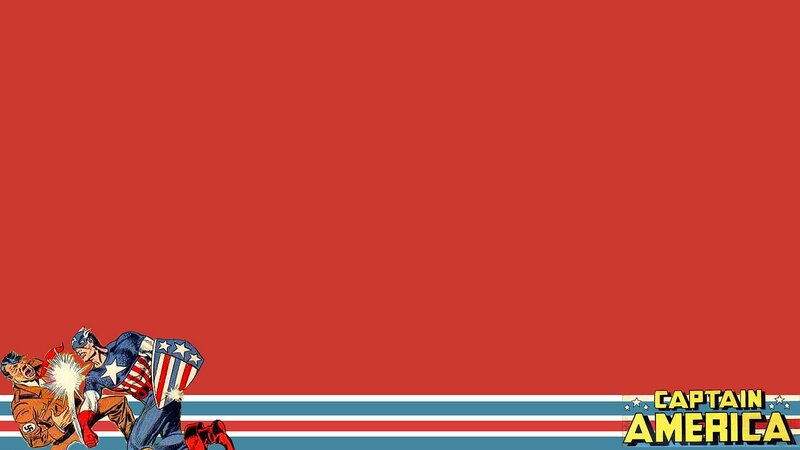 Captain America Fighting — Red
