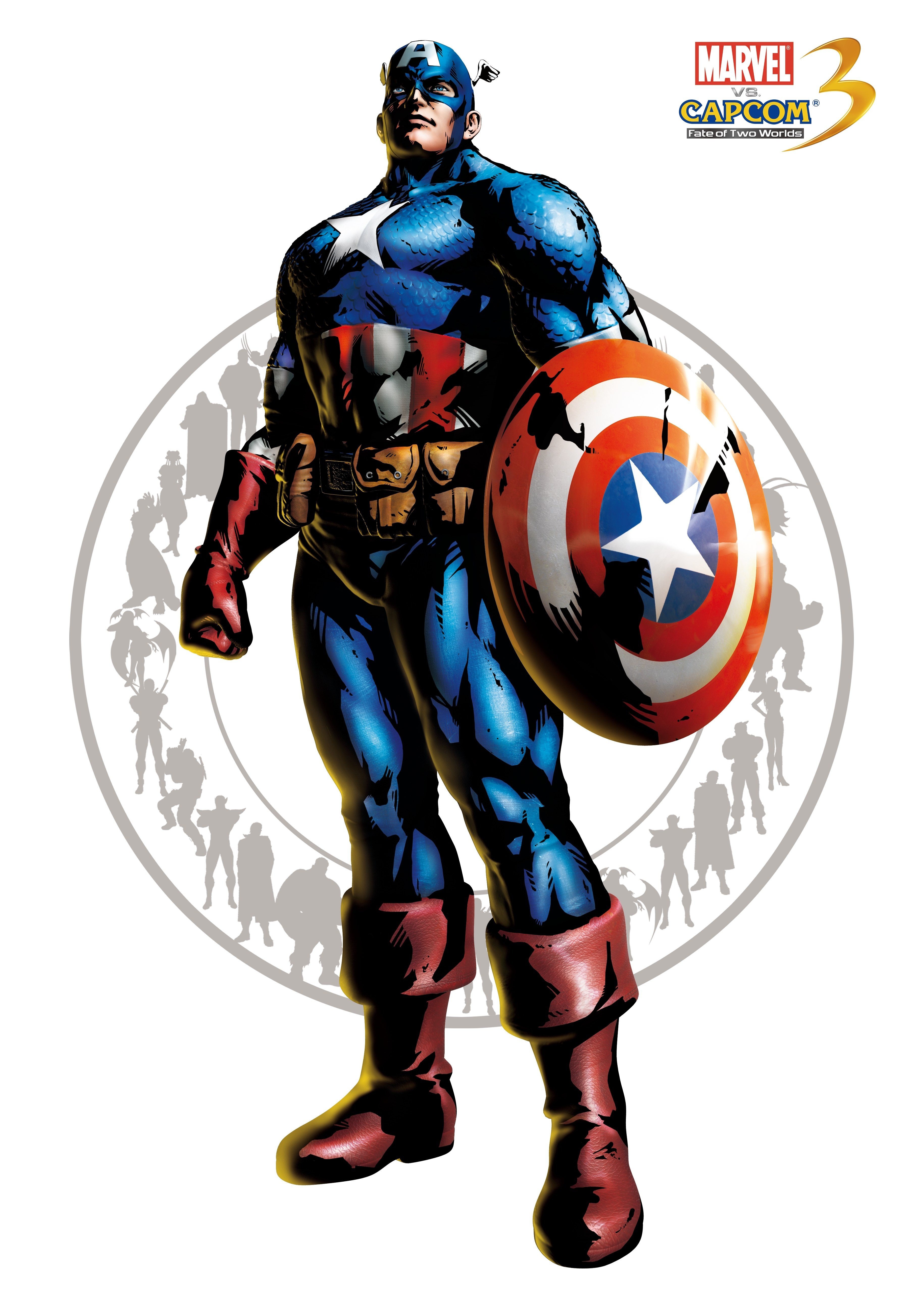 Captain America in Marvel vs. Capcom
