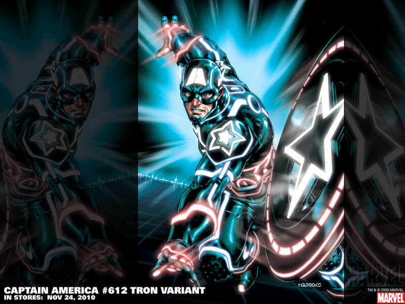 Captain America in Suit