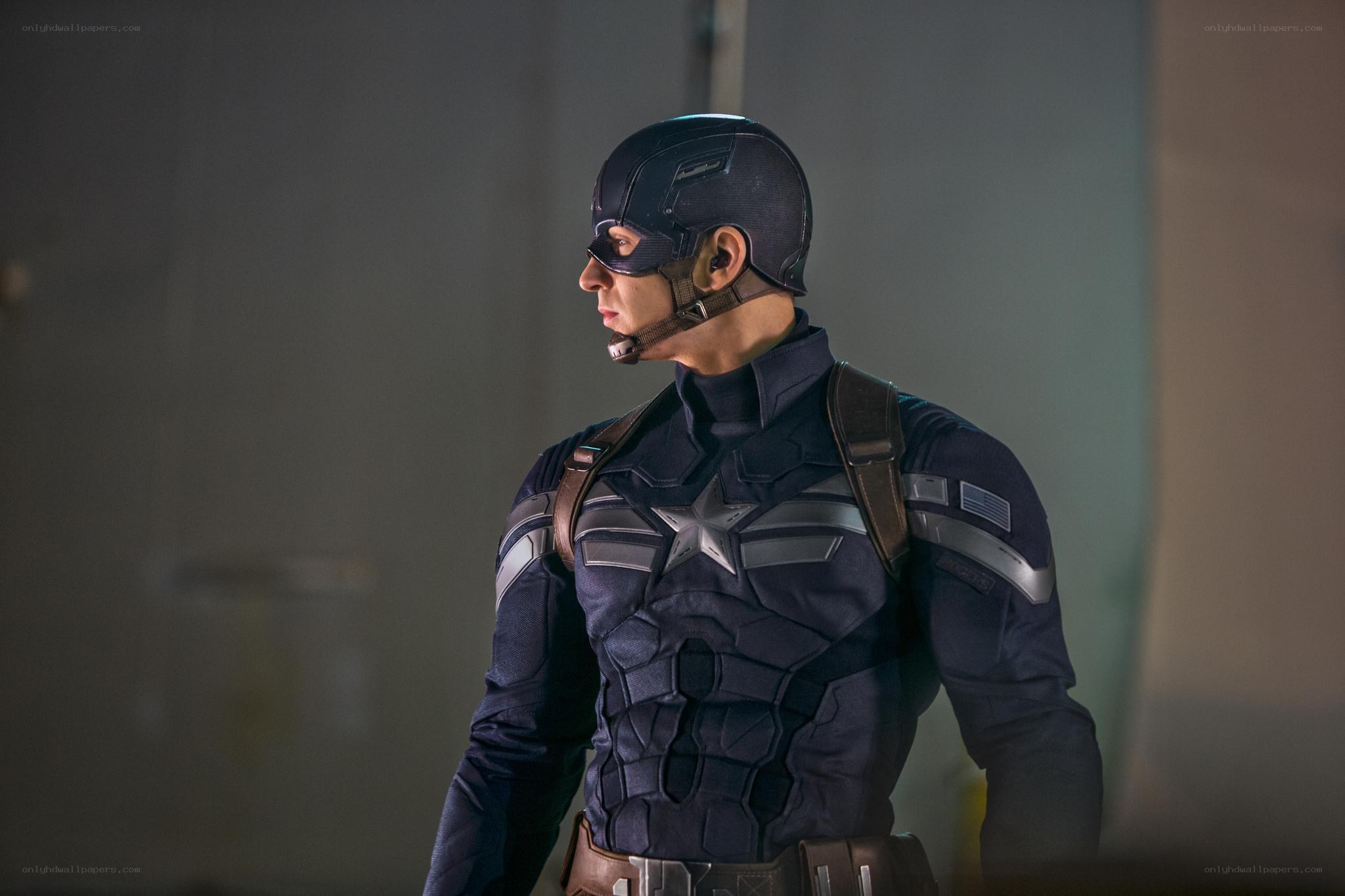 Captain America in tactical gear