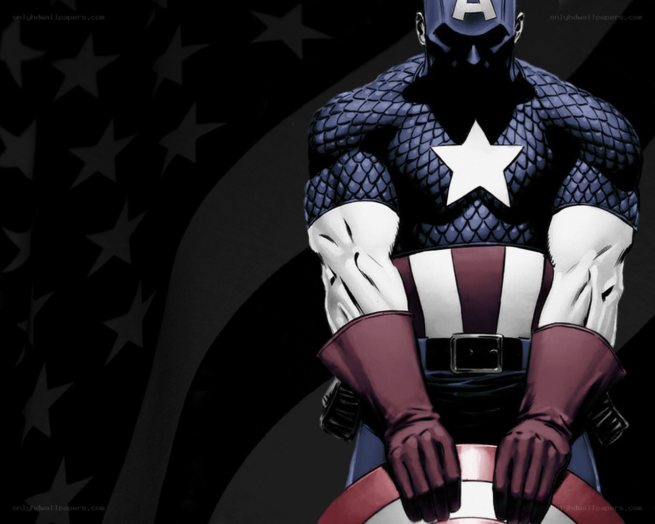 Captain America in uniform