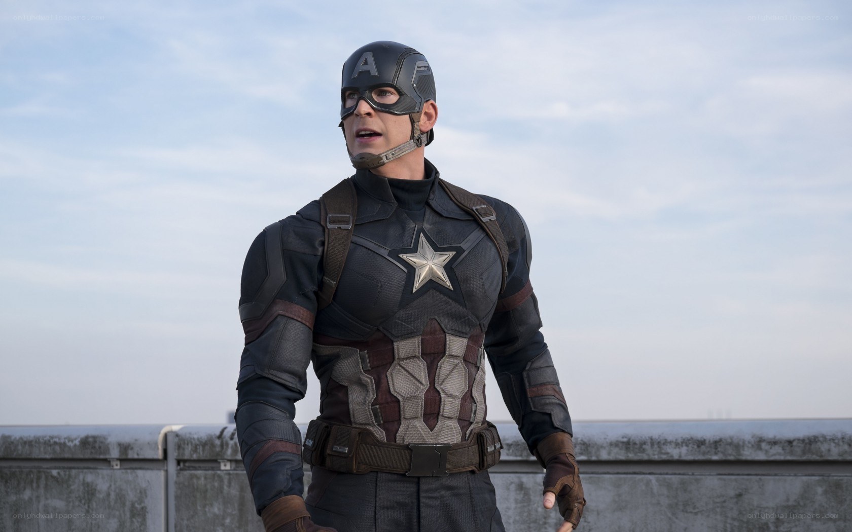 Captain America in uniform