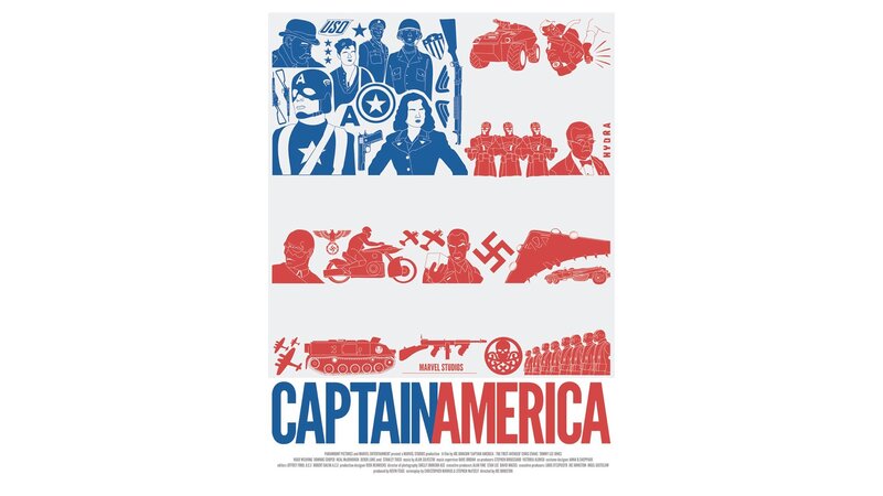 Captain America movie poster