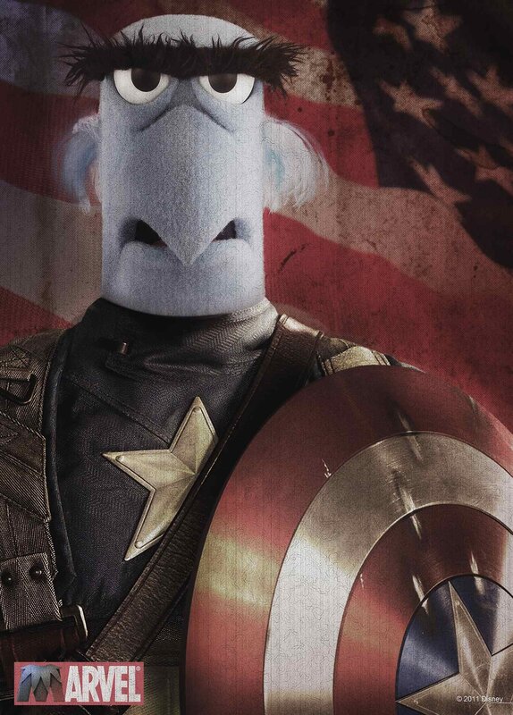 Captain America Muppet