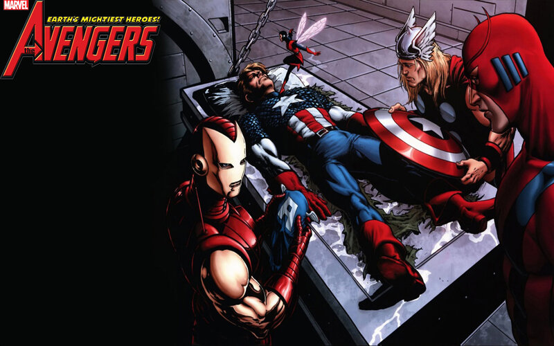 Captain America on a Table