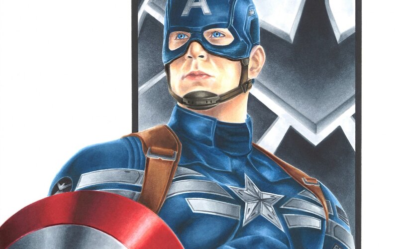 Captain America portrait