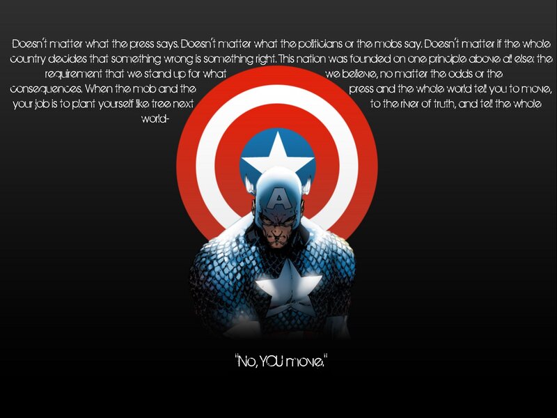 Captain America quote