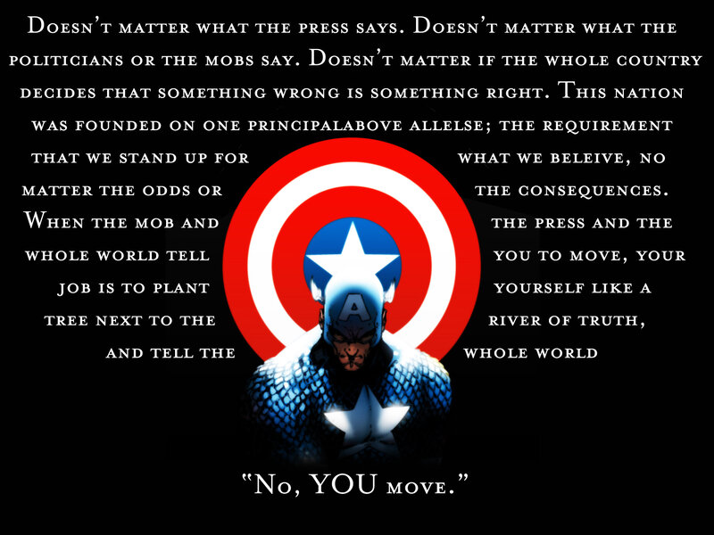 Captain America quote