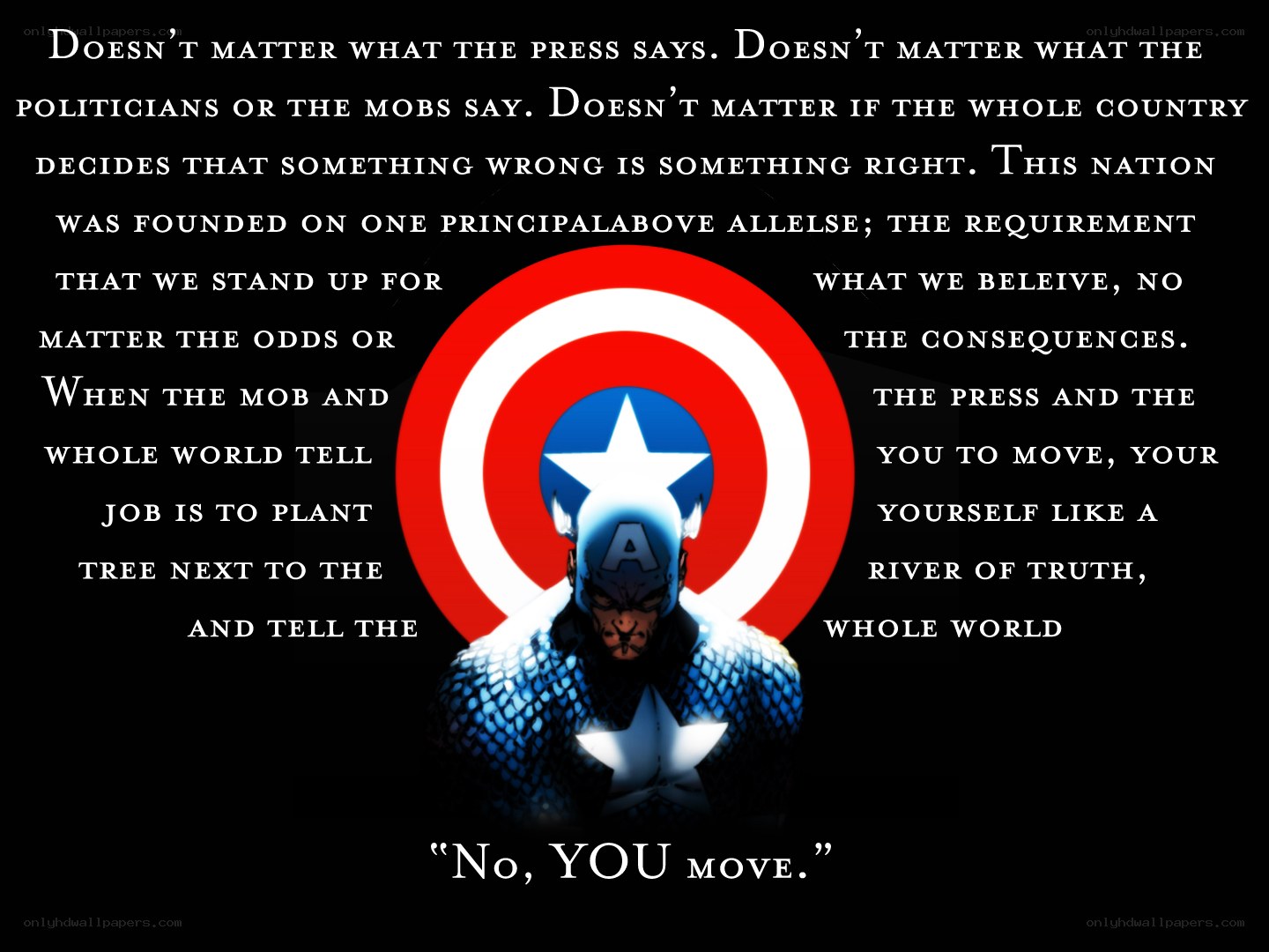 Captain America quote