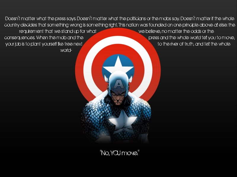 Captain America quote