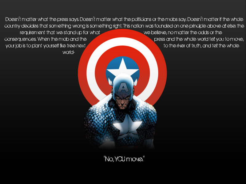 Captain America quote