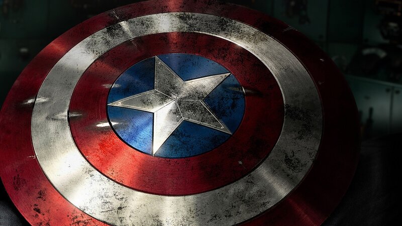 Captain America's Shield — Red