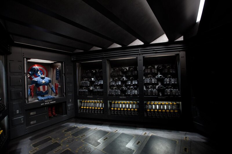 Captain America's suit display