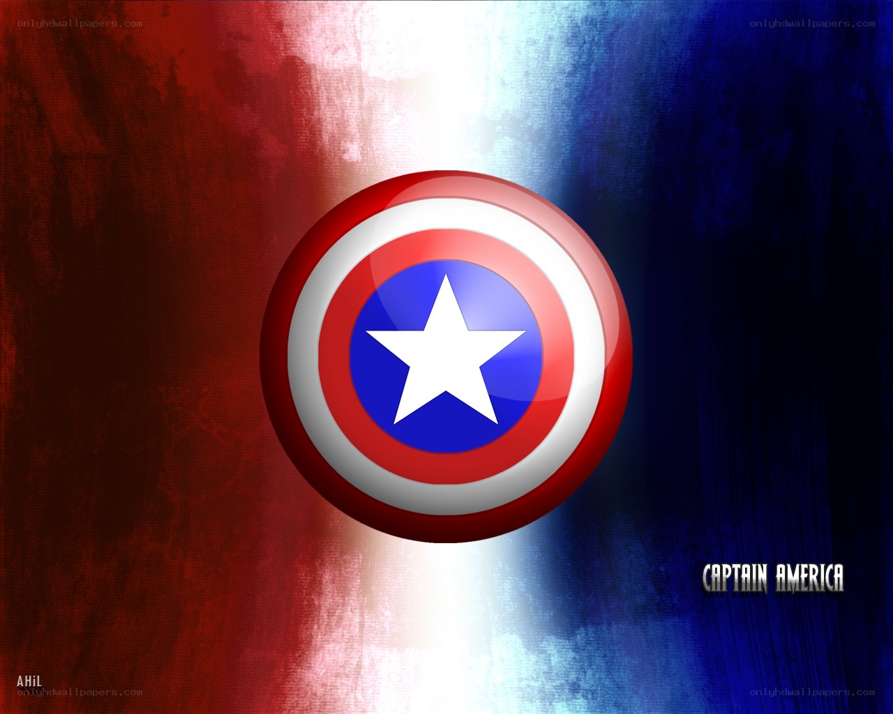 Captain America shield background