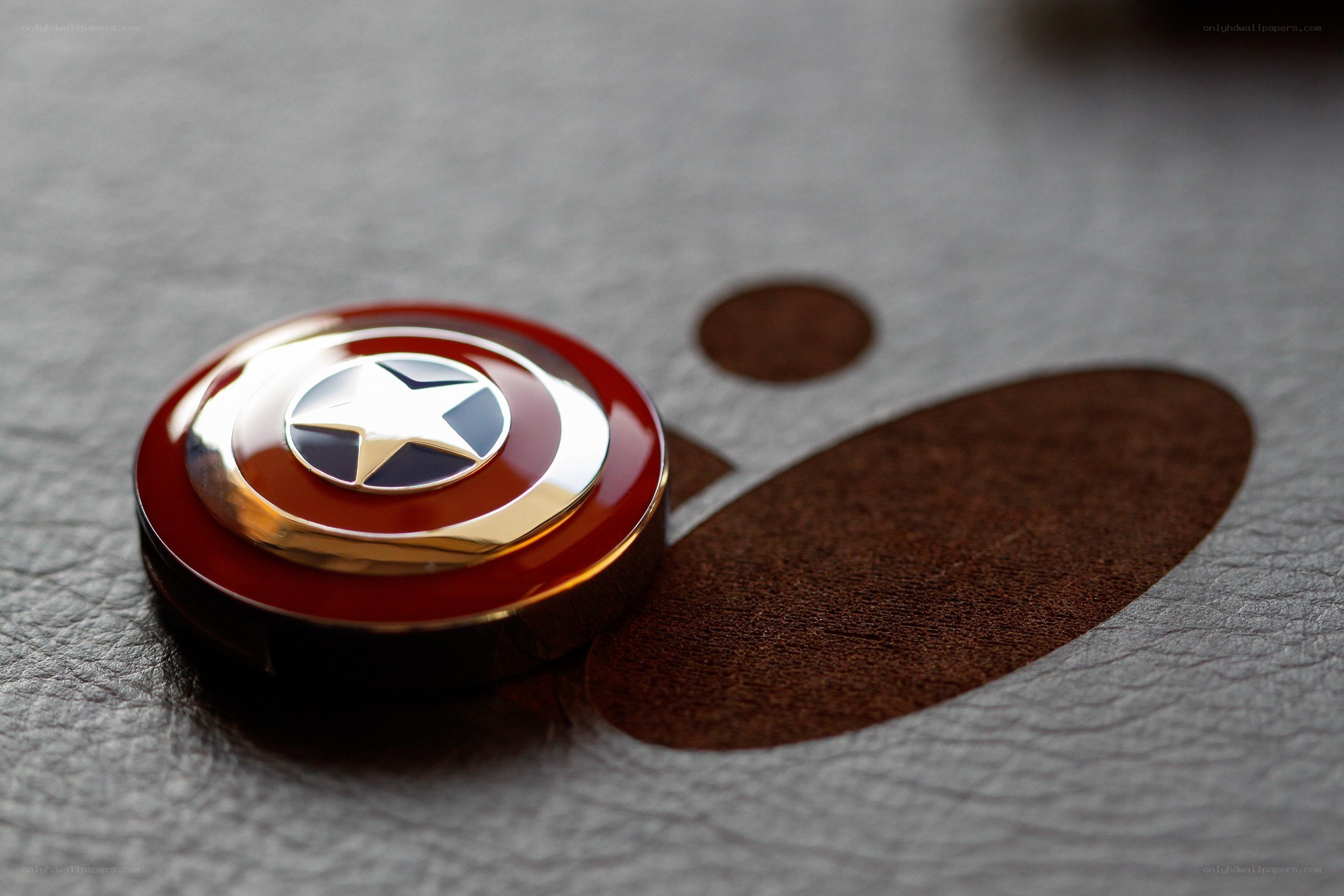 Captain America shield fidget spinner