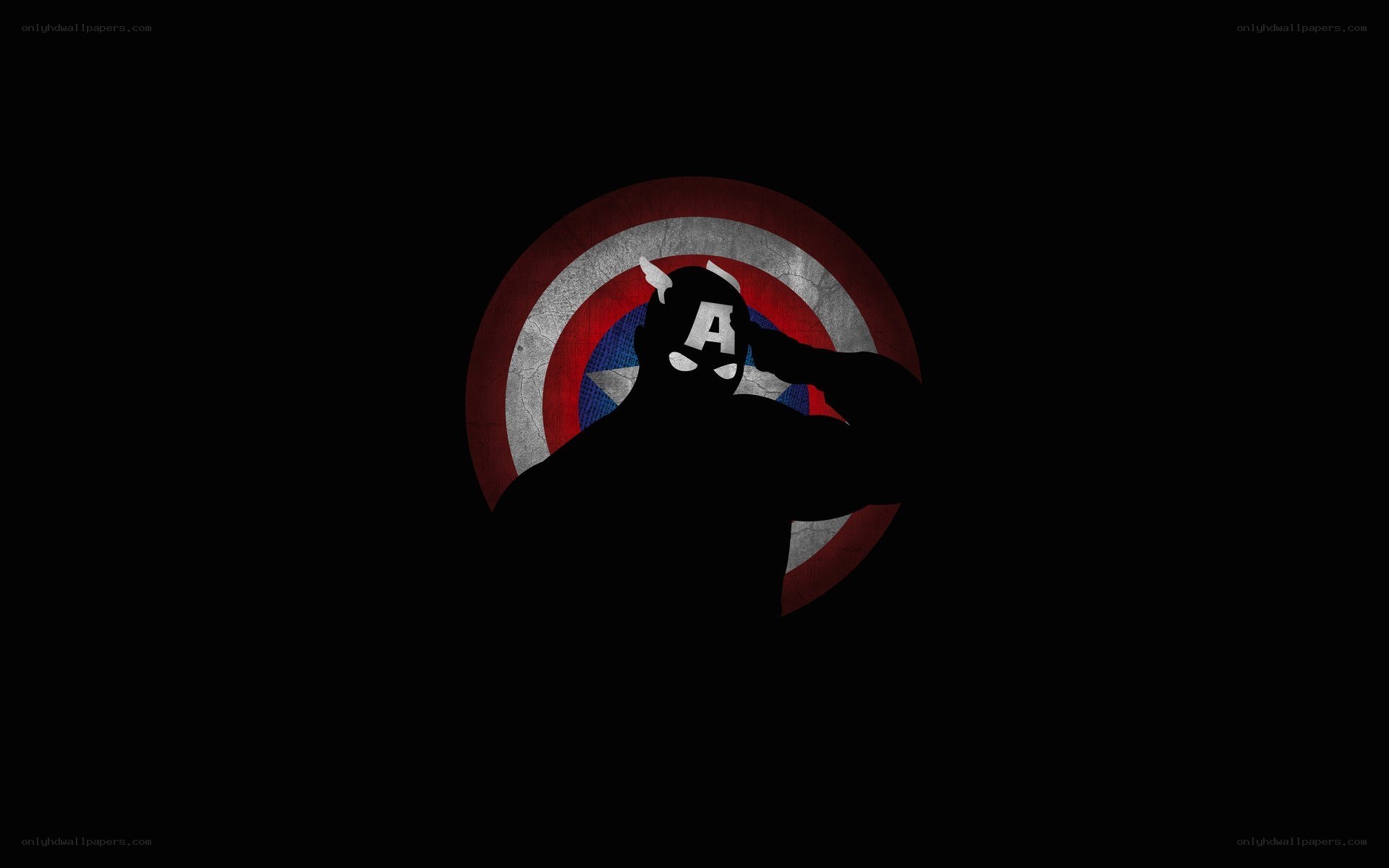 Captain America silhouette