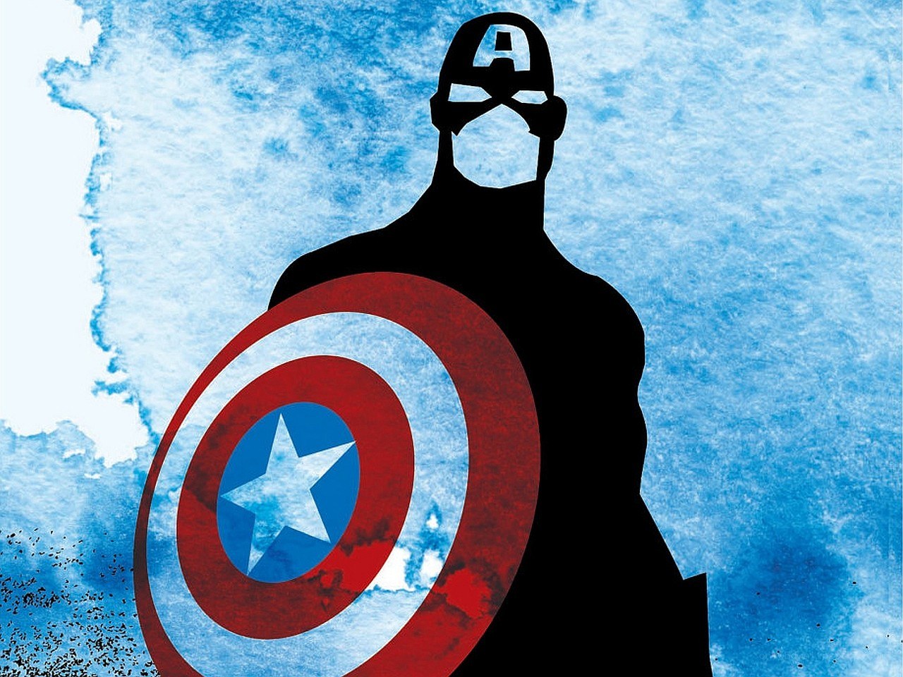 Captain America silhouette