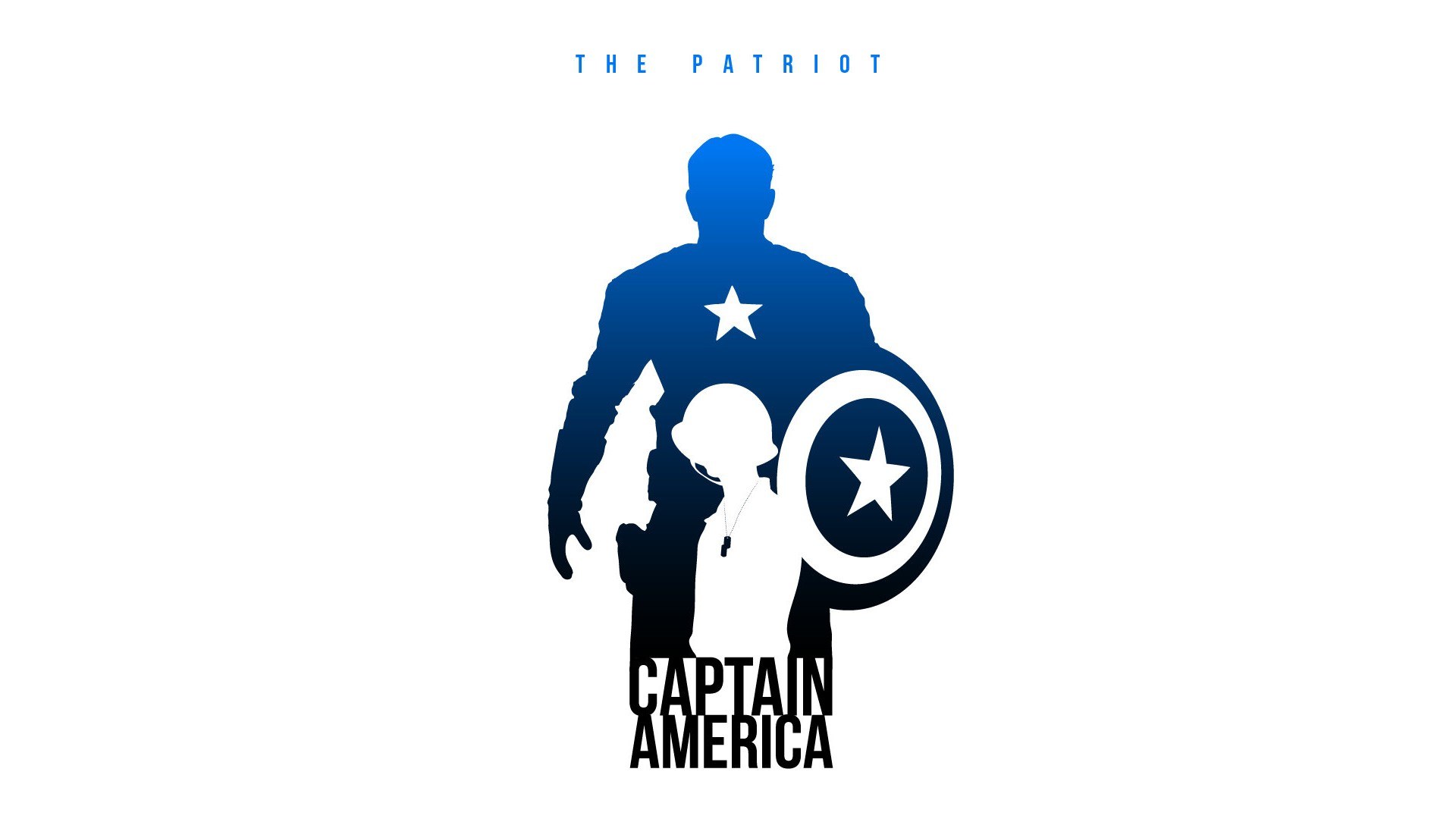 Captain America silhouette