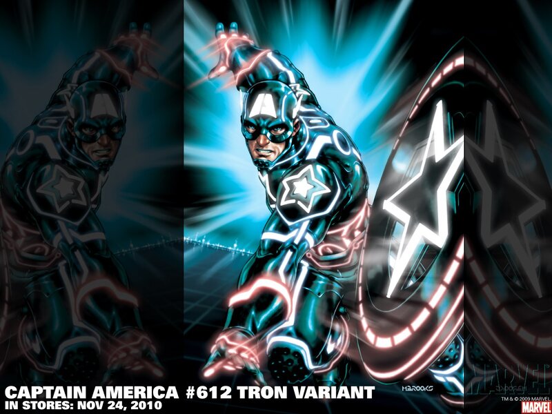 Captain America Tron Variant