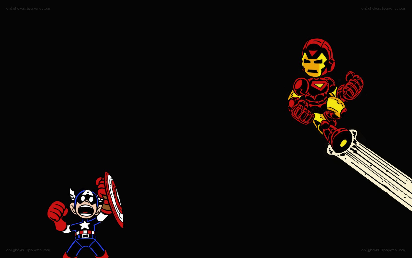 Captain America vs Iron Man
