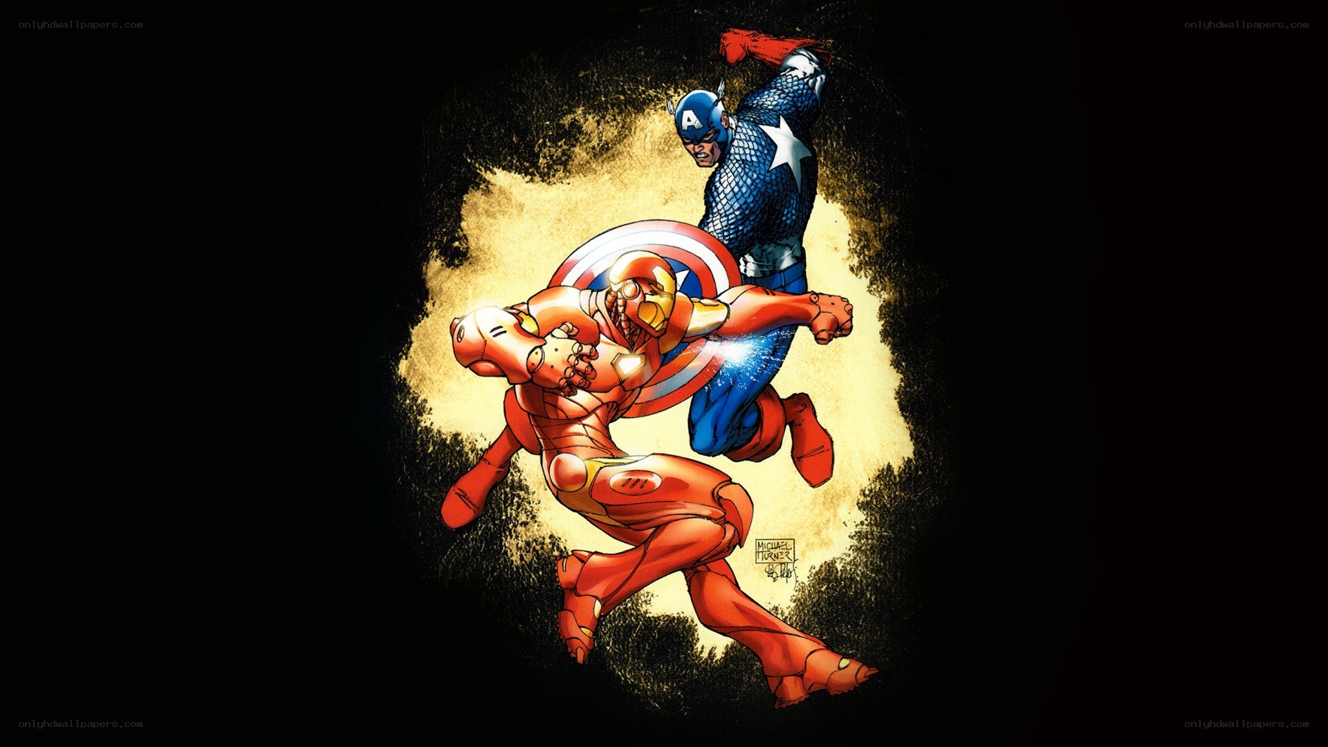 Captain America vs Iron Man