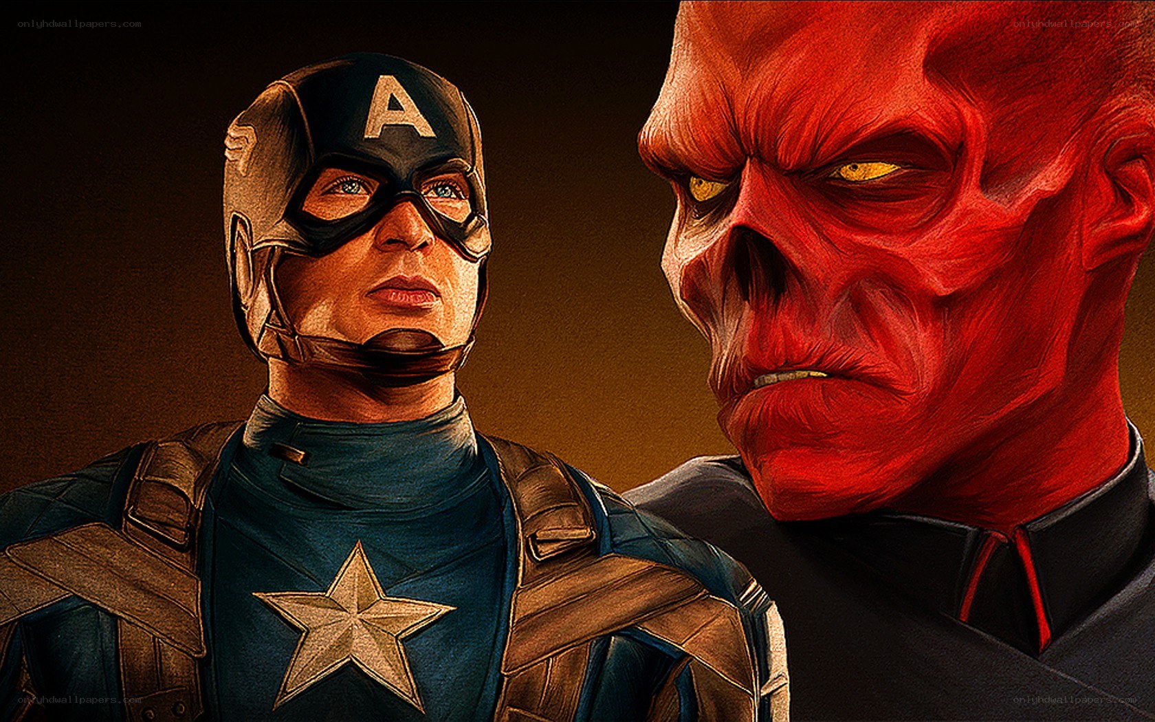 Captain America vs Red Skull