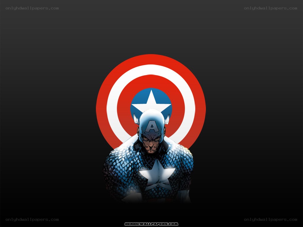 Captain America with shield