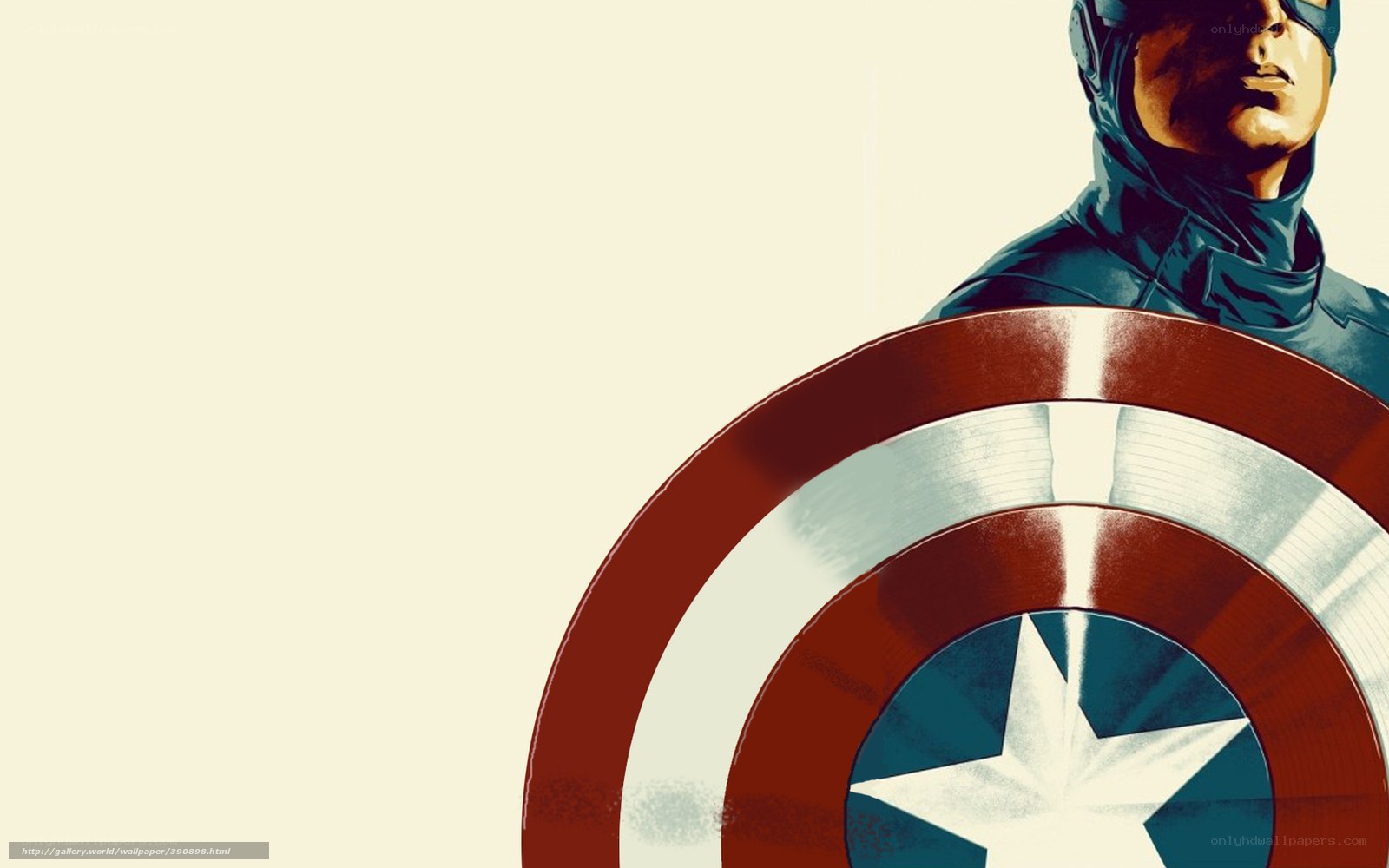 Captain America with shield