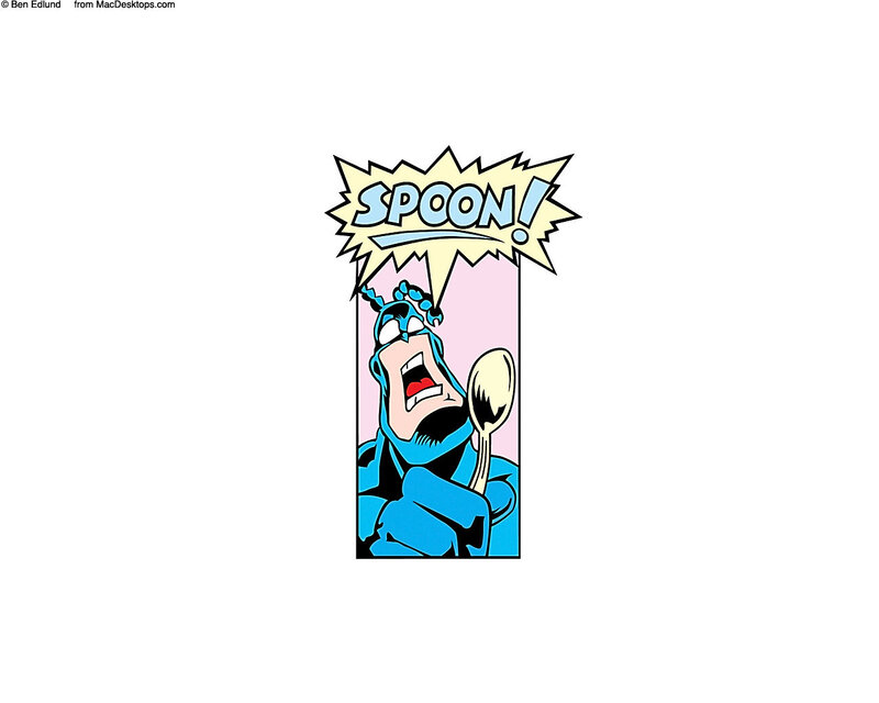 Captain America with spoon