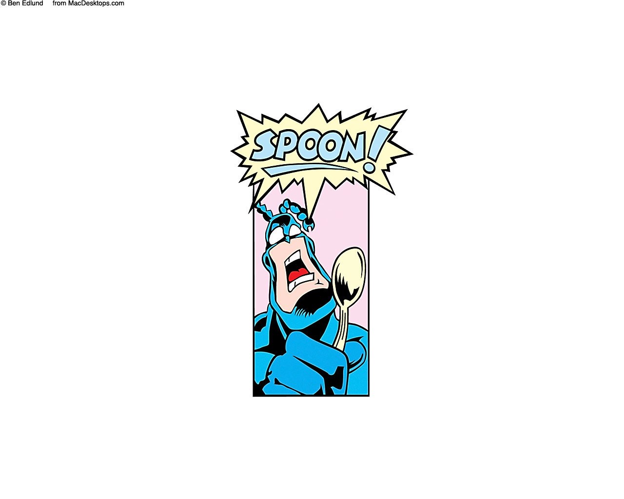 Captain America with spoon