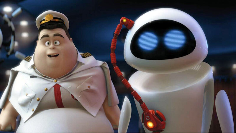 Captain and robot companion