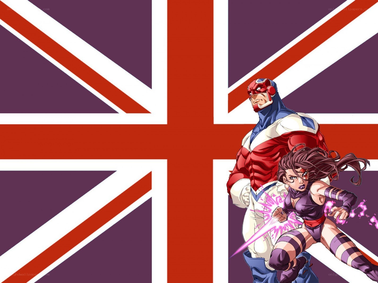 Captain Britain and Psylocke