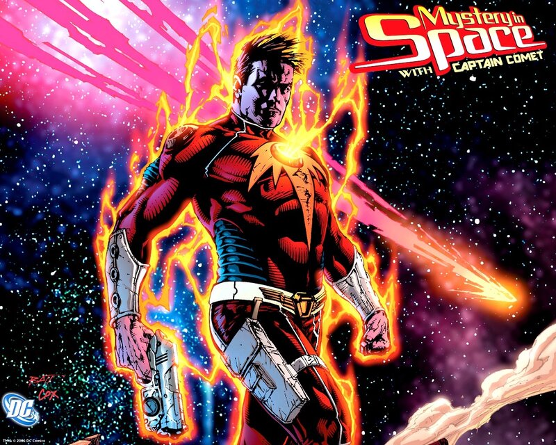 Captain Comet in space