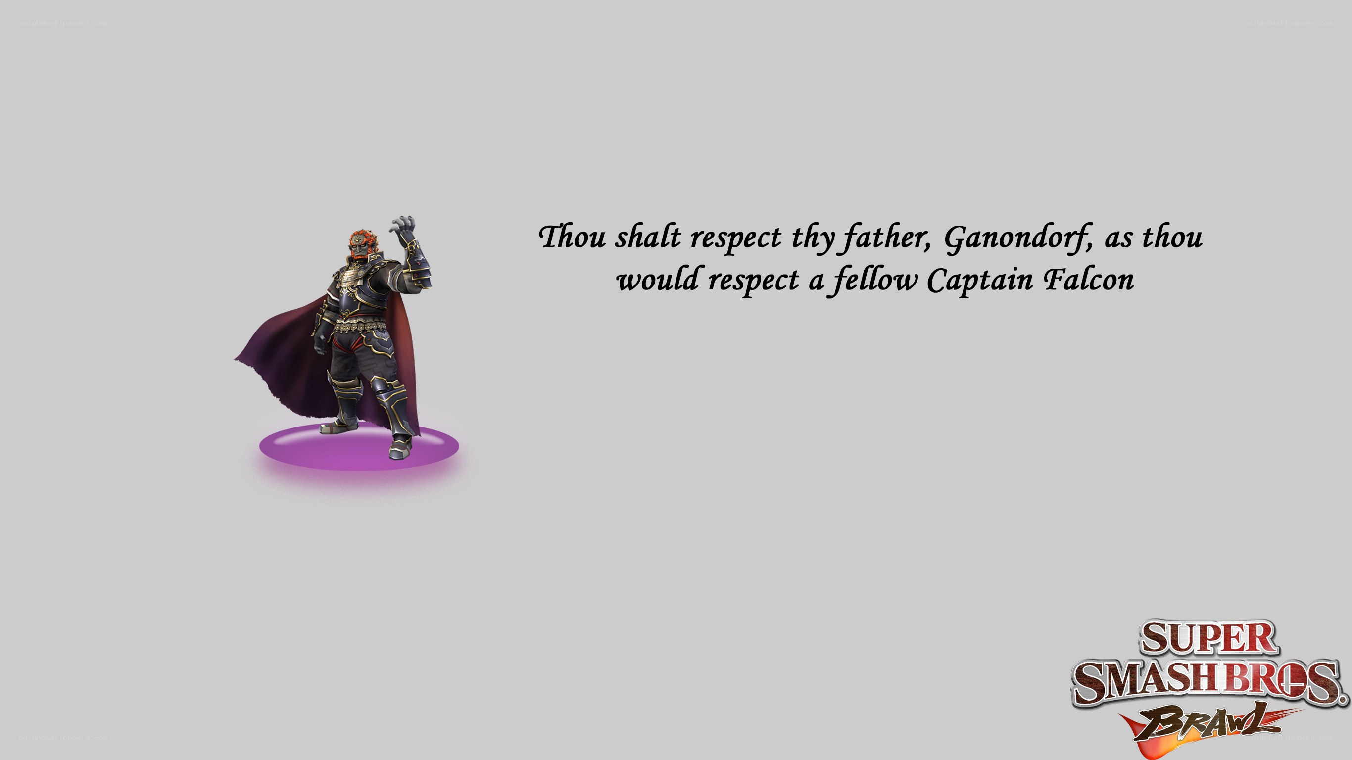 Captain Falcon quote from Super Smash Bros.