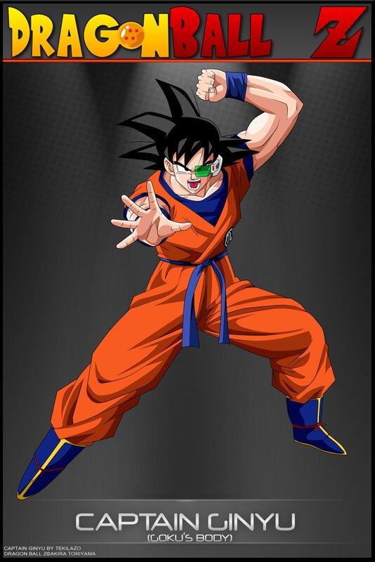 Captain Ginyu in Goku's body