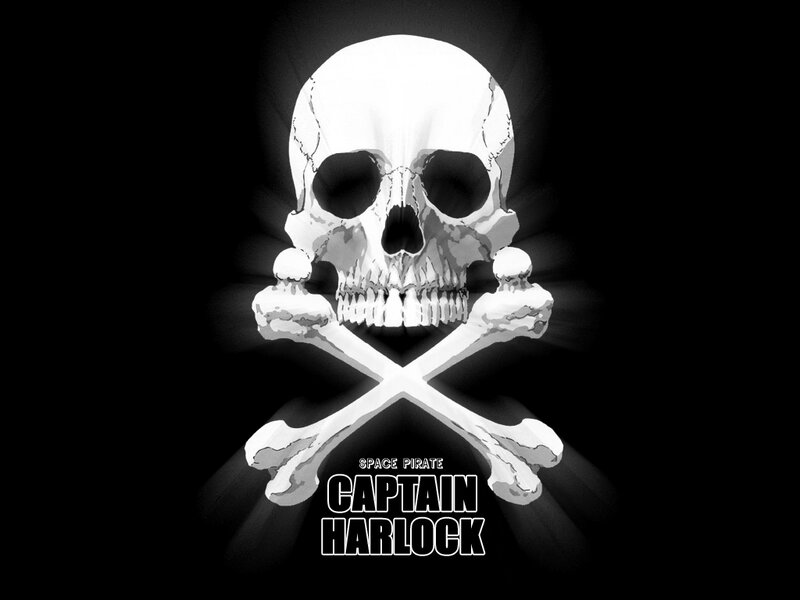 Captain Harlock pirate logo