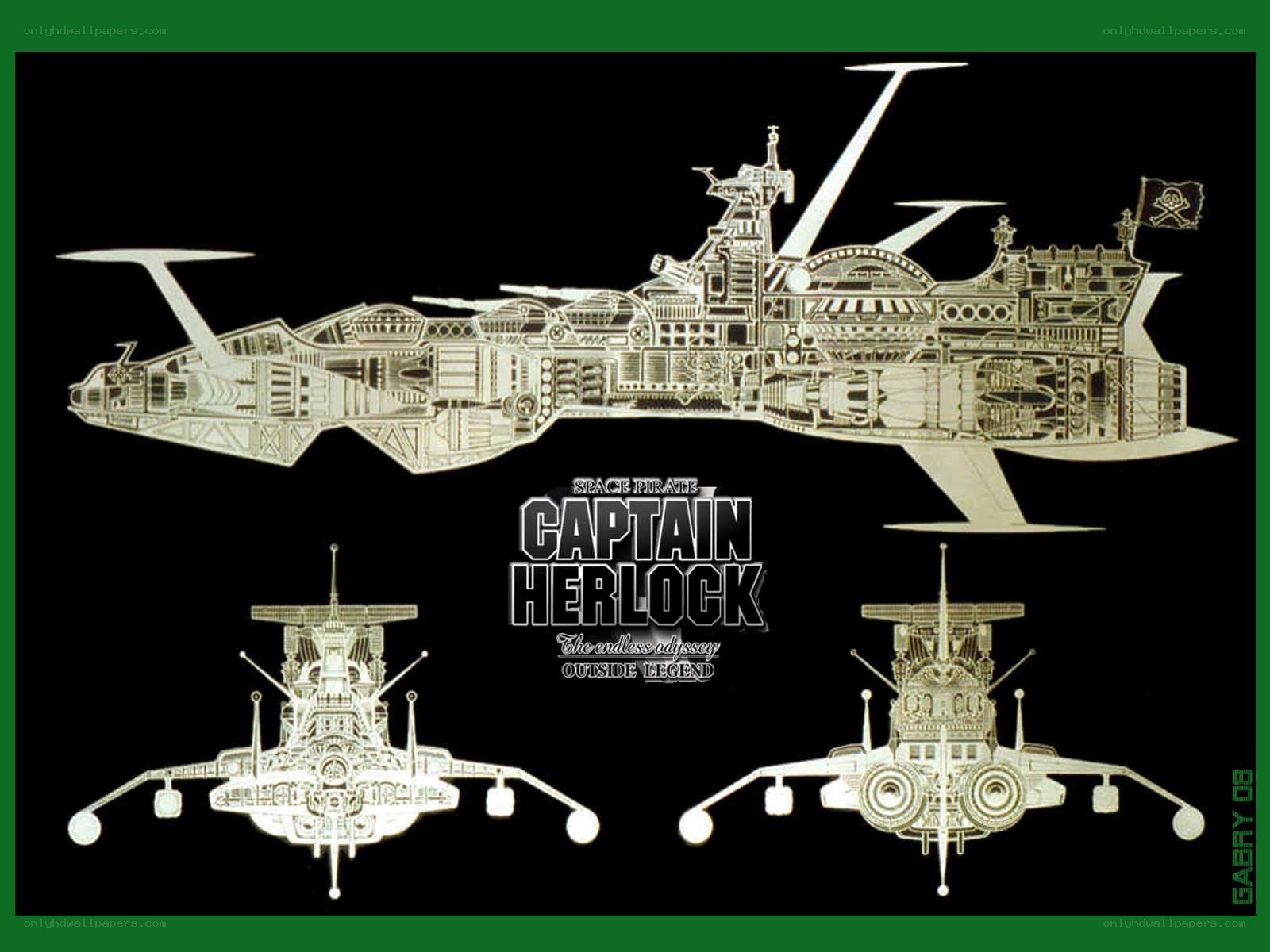 Captain Herlock ship schematics