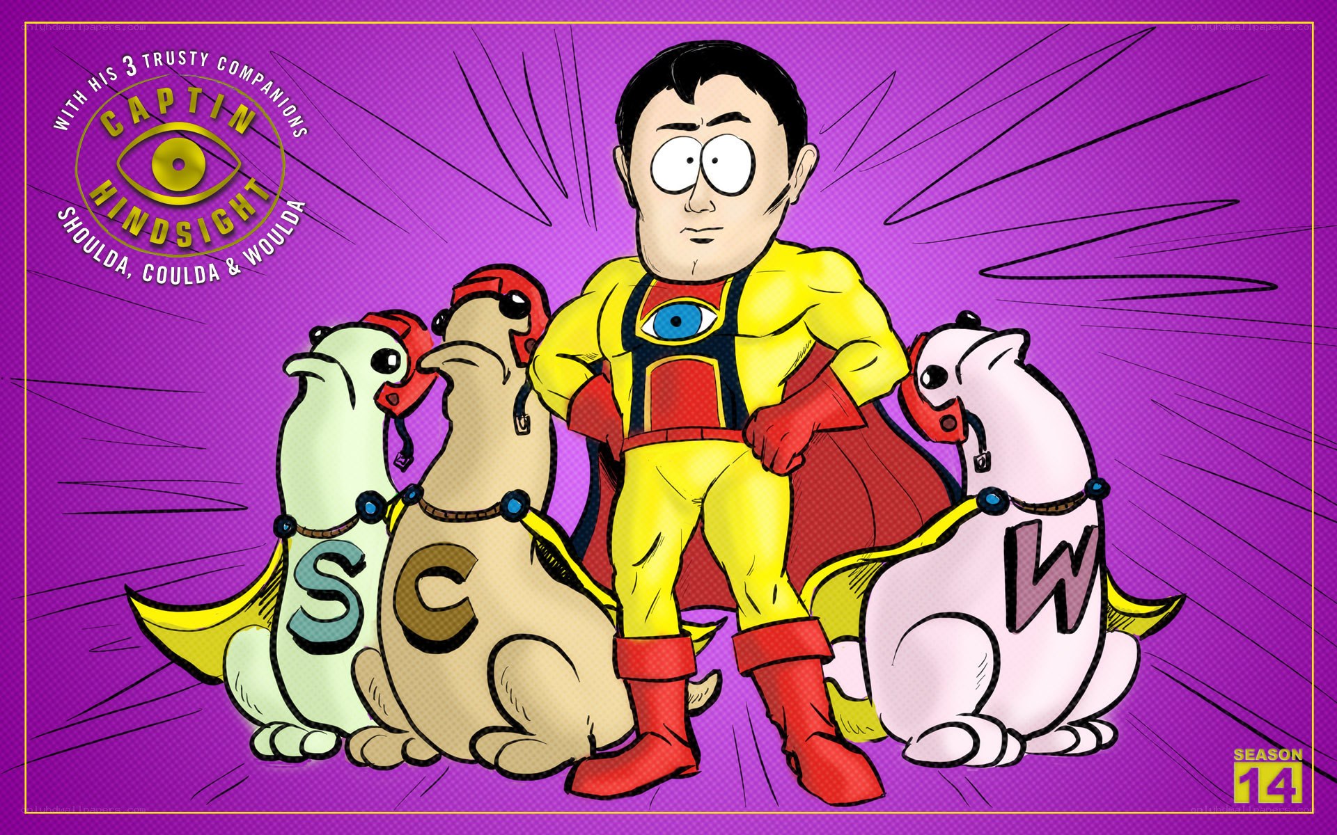Captain Hindsight and his companions