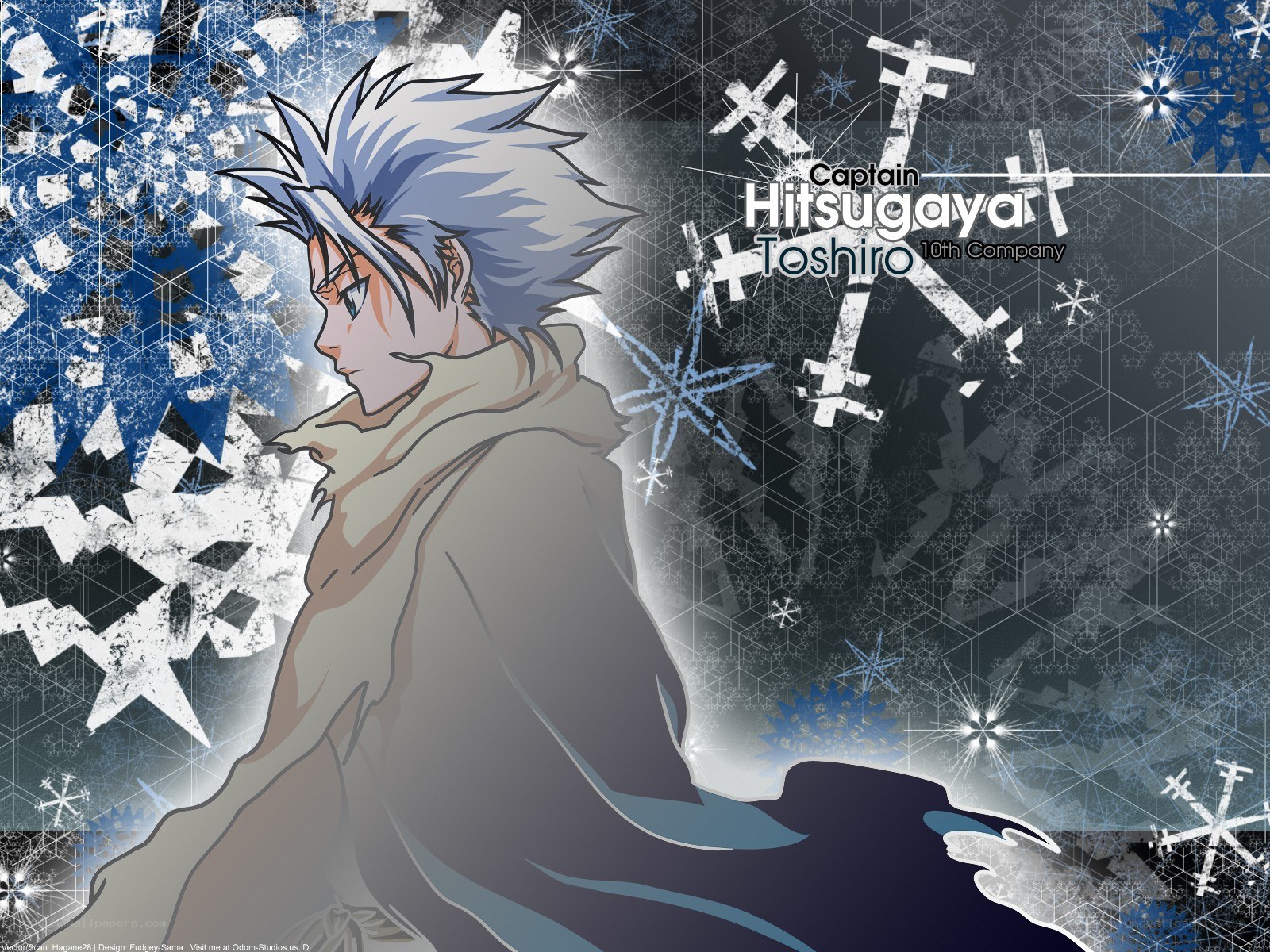 Captain Hitsugaya in snow
