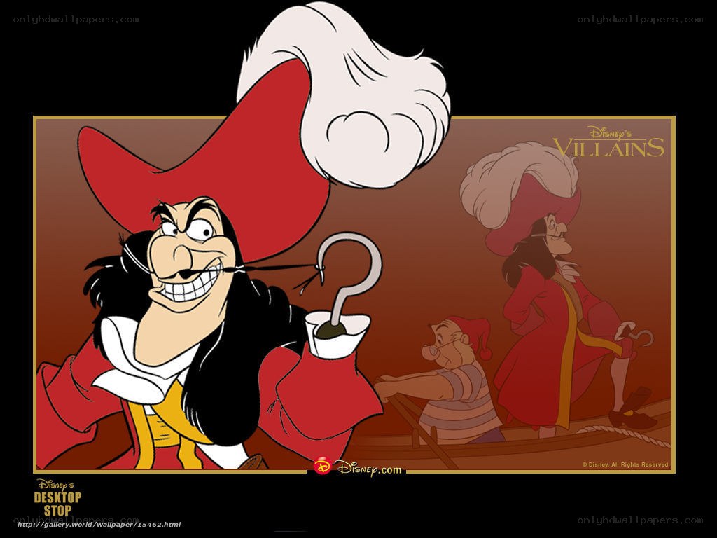 Captain Hook villain art