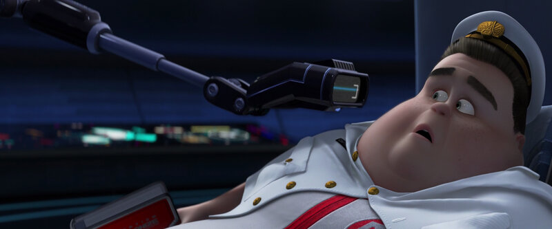 Captain in a spaceship