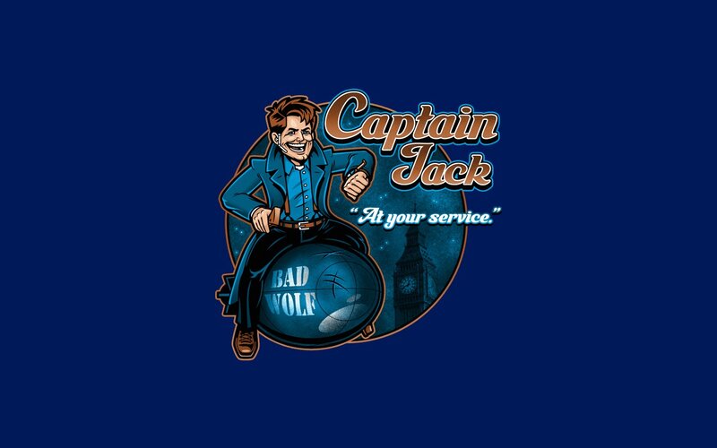 Captain Jack logo with globe
