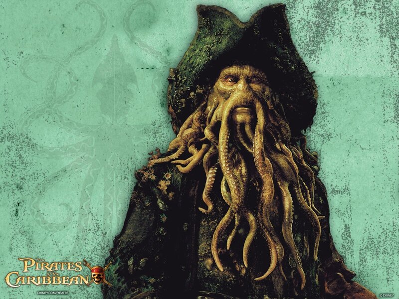 Captain Jack Sparrow as Davy Jones