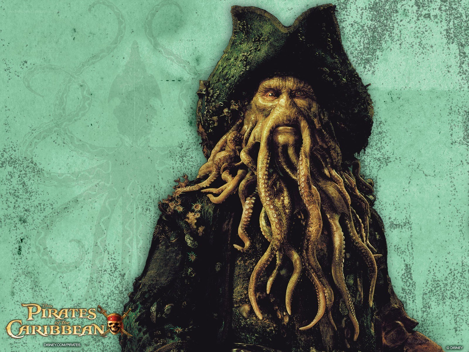 Captain Jack Sparrow as Davy Jones