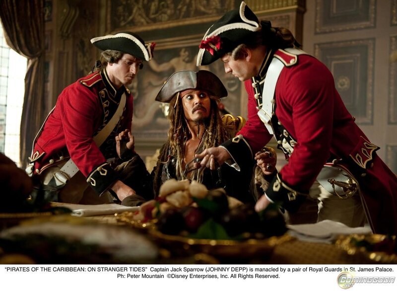 Captain Jack Sparrow Being Manacled