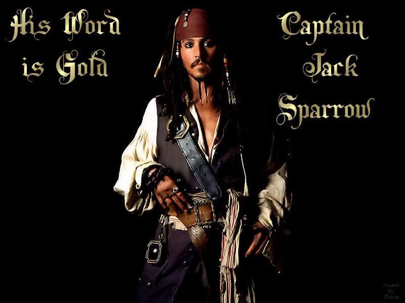 Captain Jack Sparrow — Black, Dramatic
