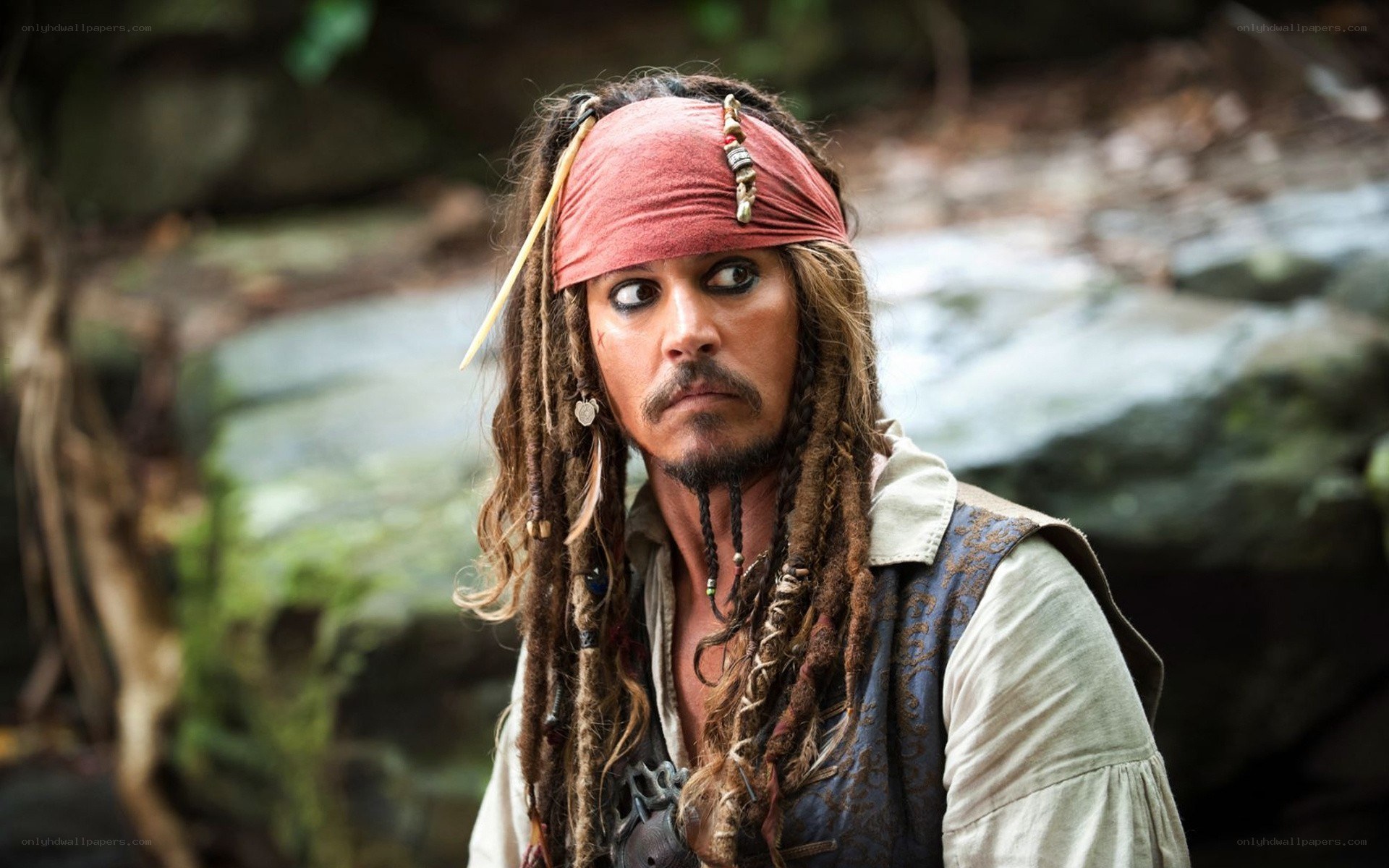 Captain Jack Sparrow in jungle