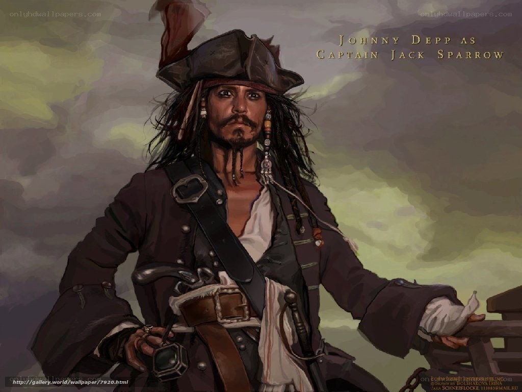 Captain Jack Sparrow portrait