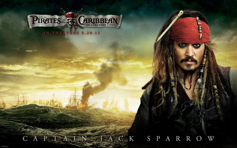 Captain Jack Sparrow — Yellow, Dramatic, Sunset
