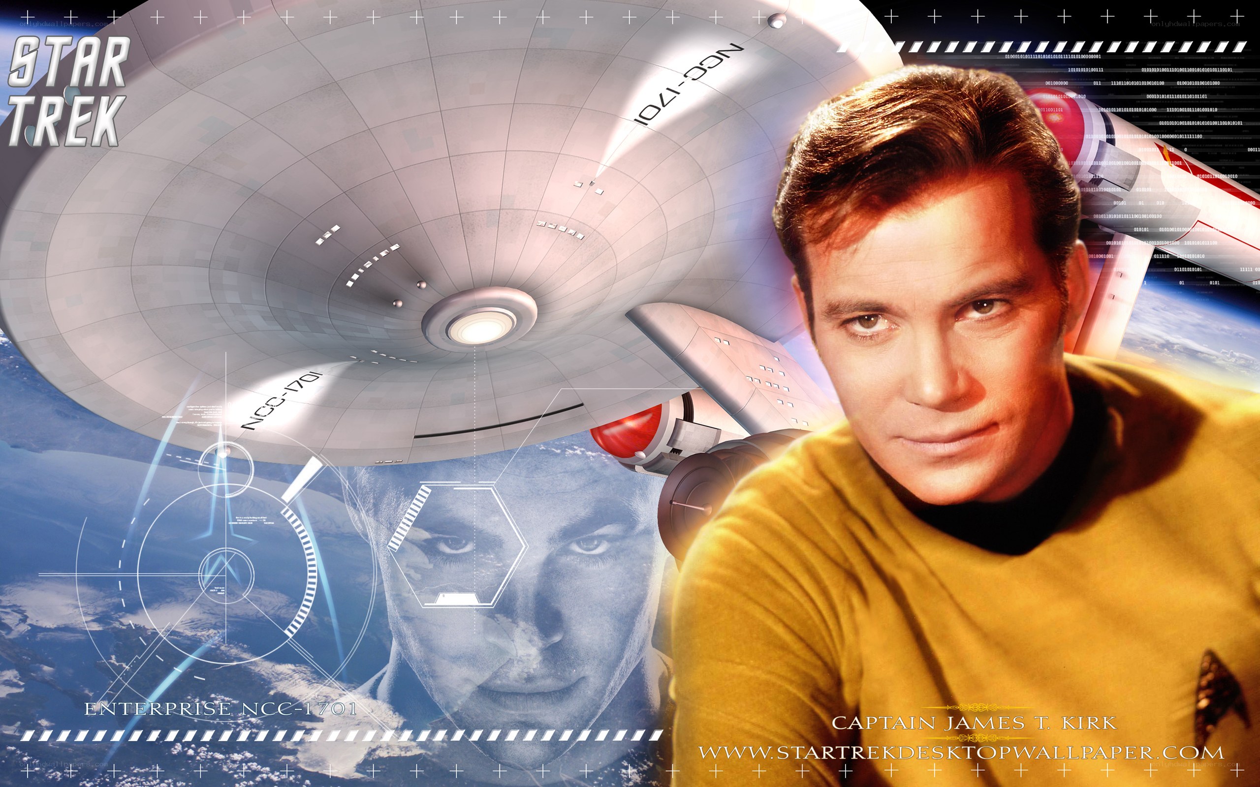 Captain Kirk and the Enterprise